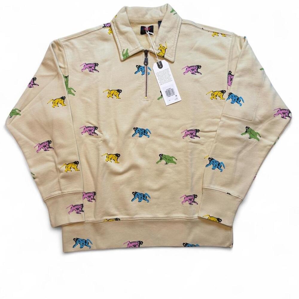 Levi’s Alo Yoga x Alice Wong x Creative Growth quarter zip sweatshirt with multi